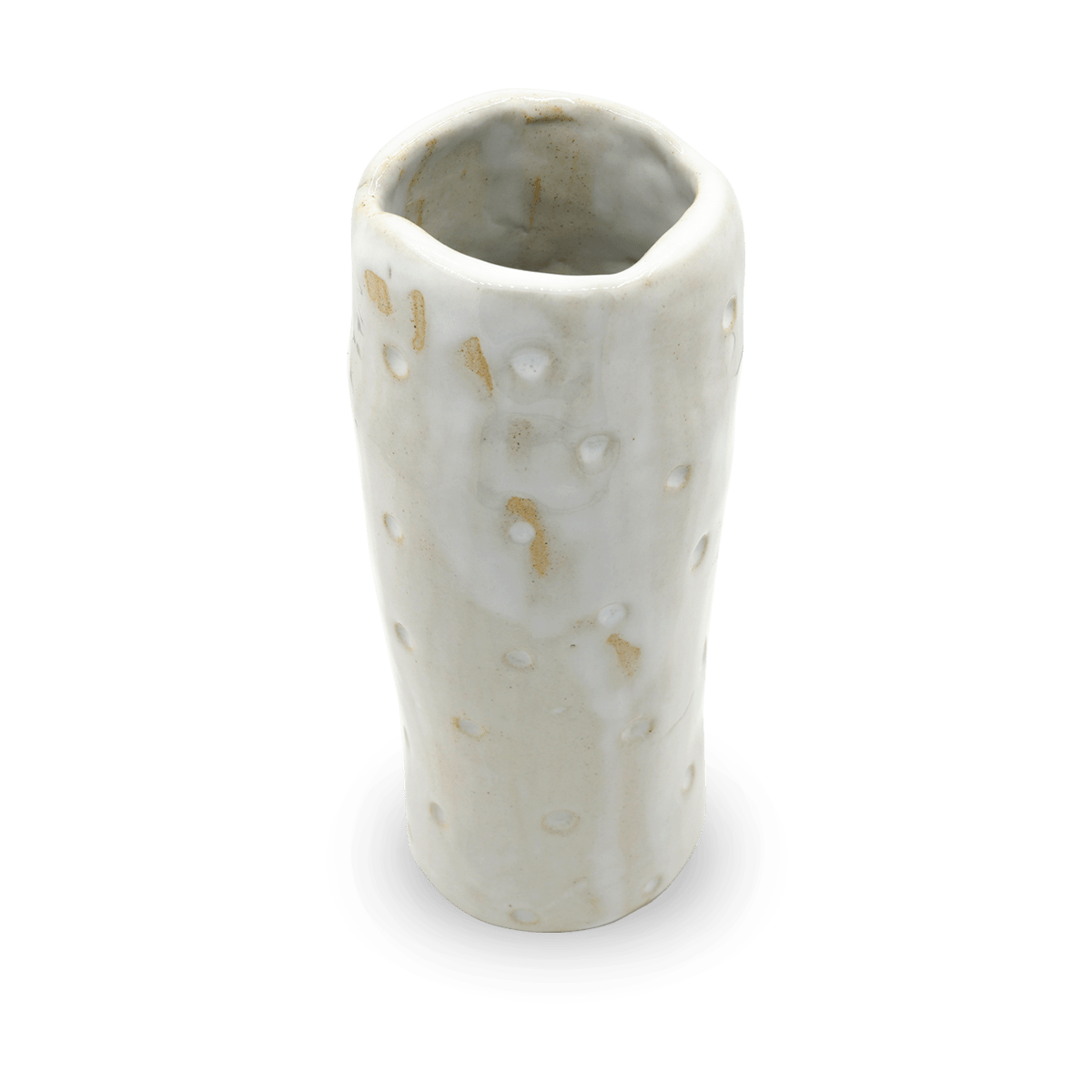 Jarrón Imelda Canicas Blanco 2