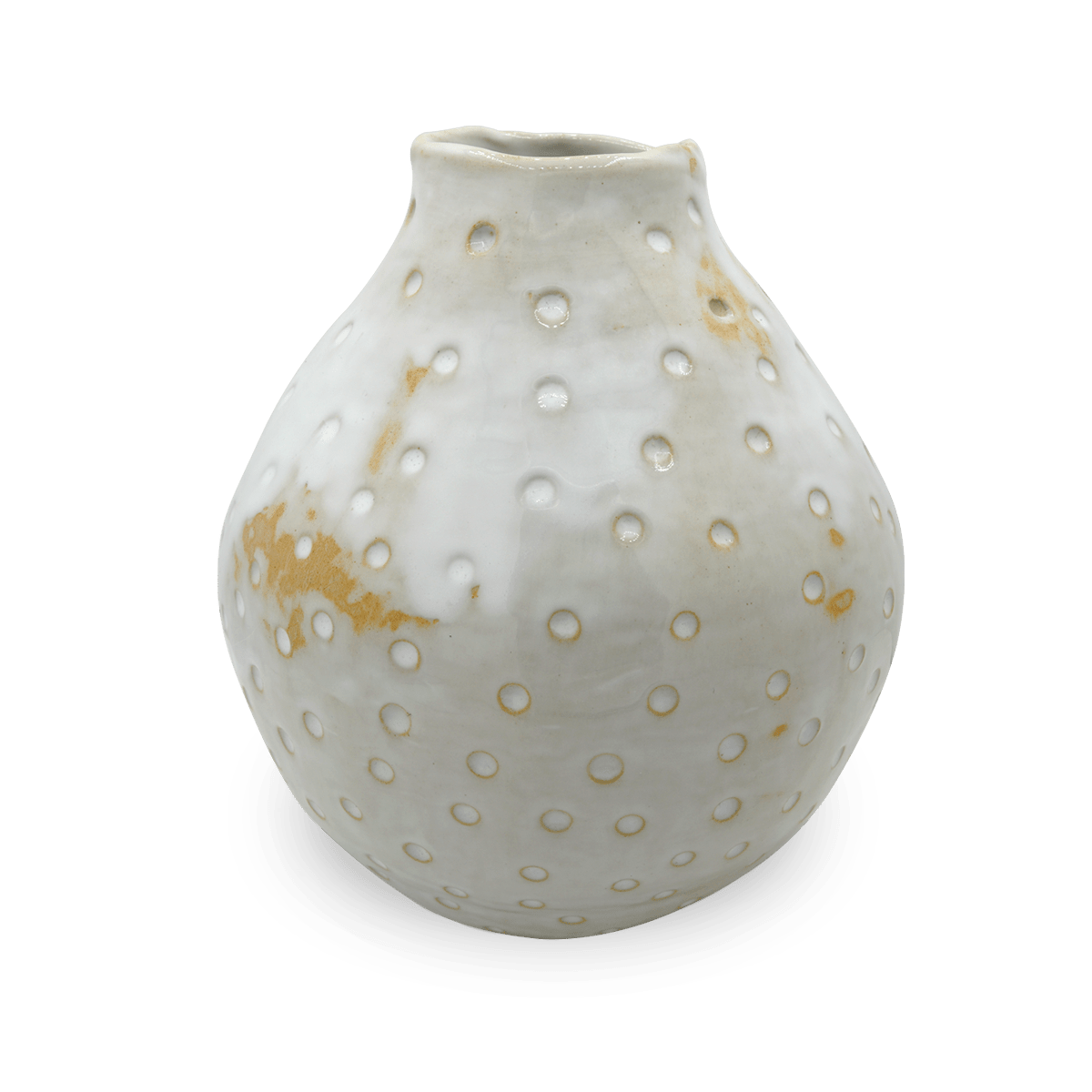 Jarrón Montse Canicas Blanco 1