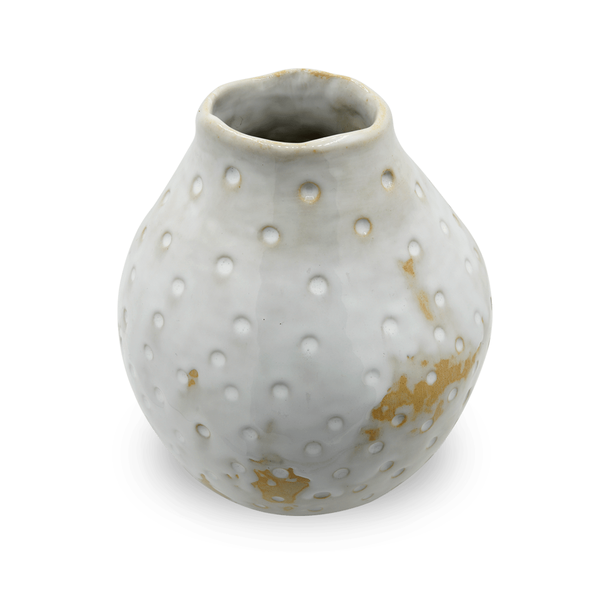 Jarrón Montse Canicas Blanco 2