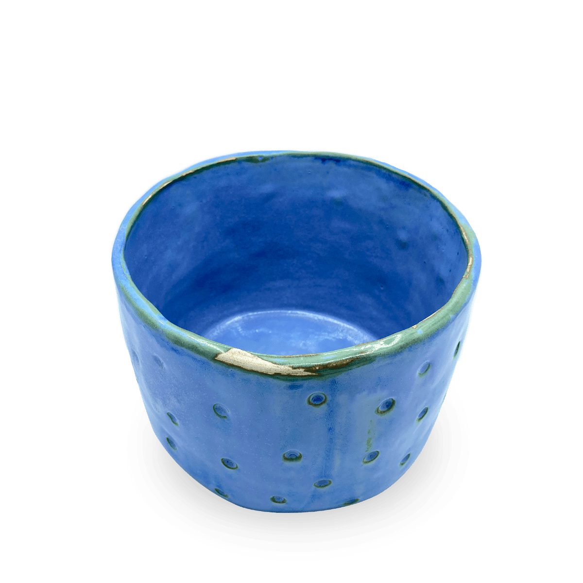 Maceta Kela Azul y Verde 2