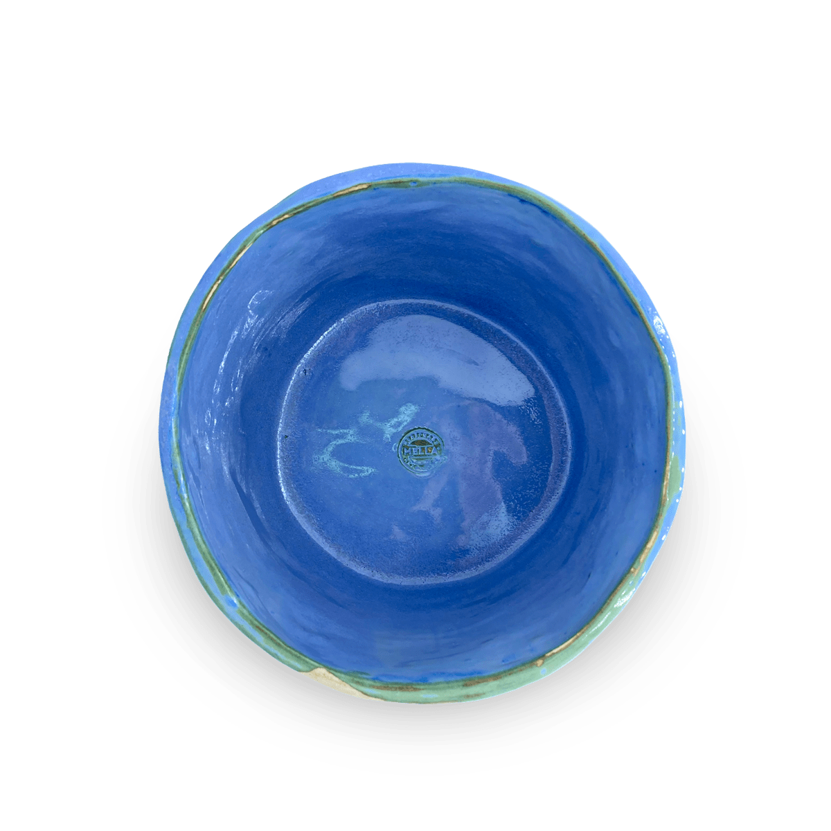 Maceta Kela Azul y Verde 3