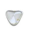 Bandeja Corazón Blanco Brillo Kintsugi 2