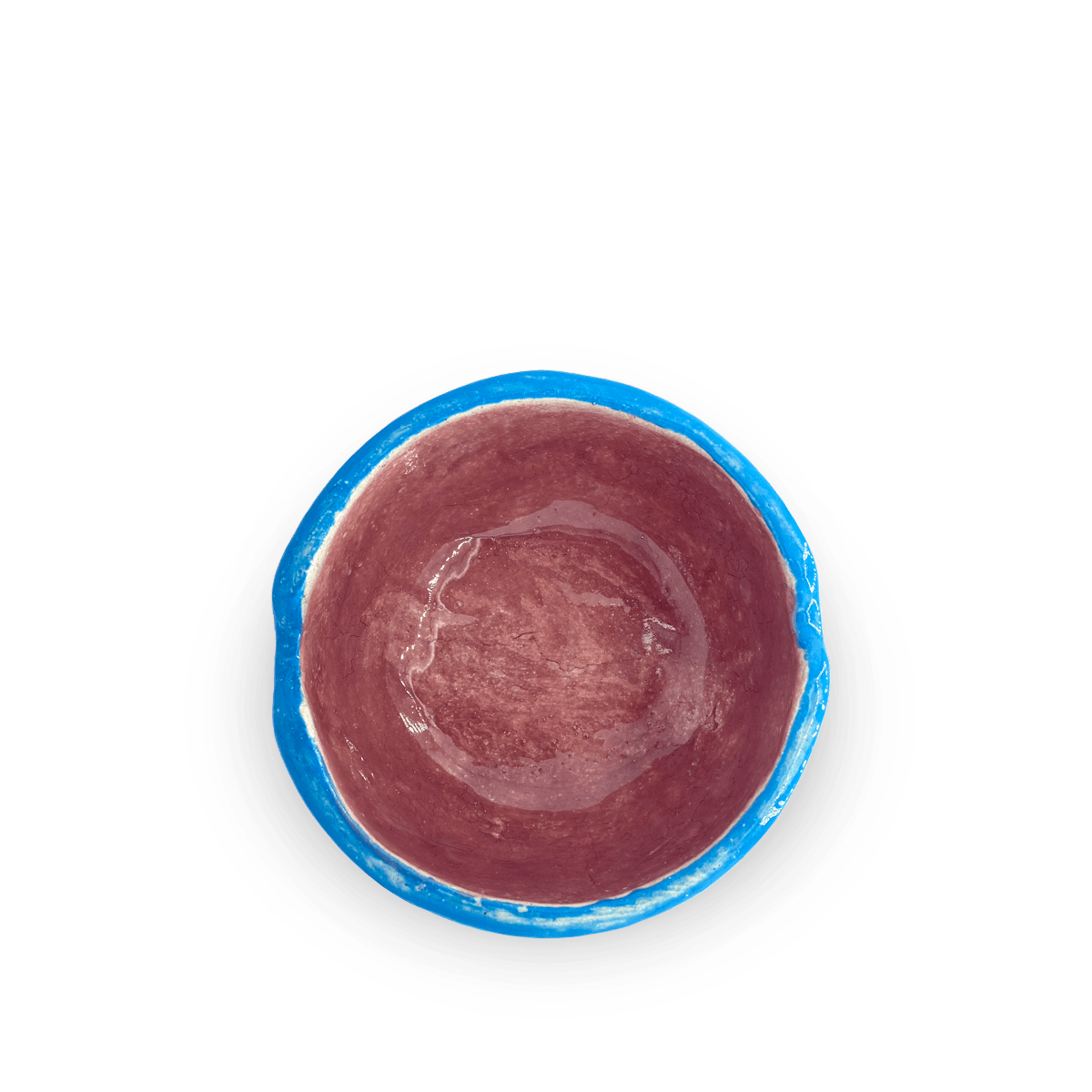 Cuenco Grace Azul y Rosa palo 3