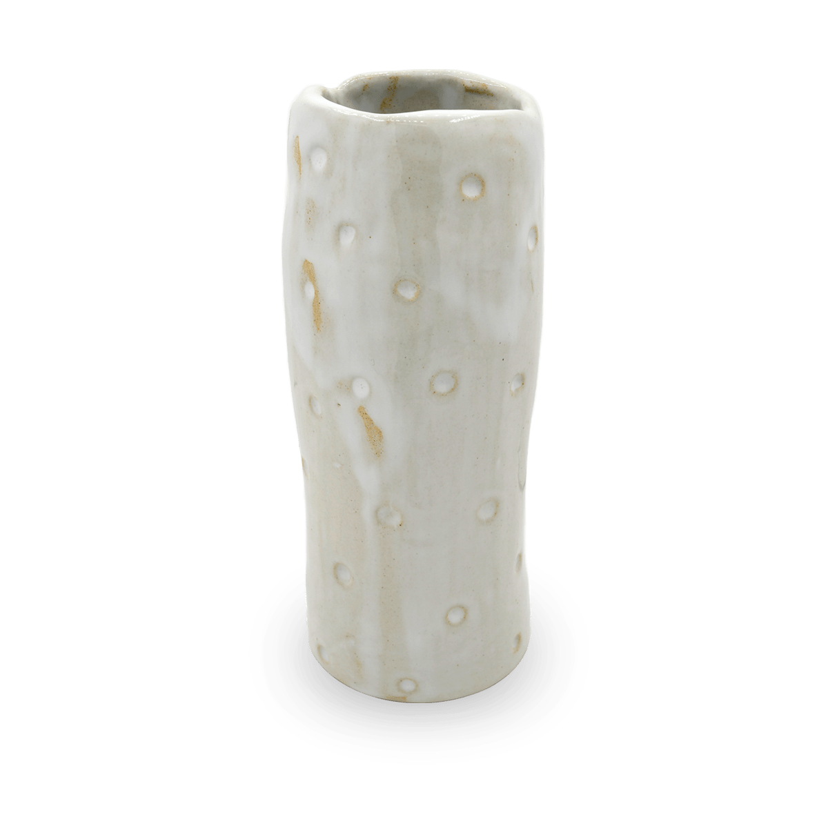 Jarrón Imelda Canicas Blanco 1